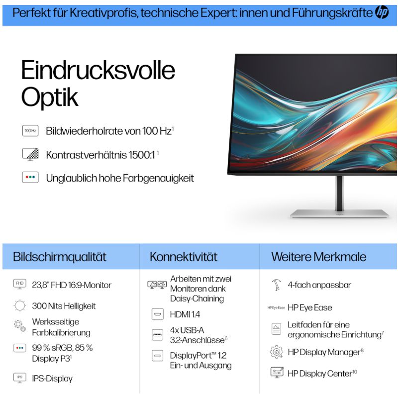 HP Series 7 Pro 724pf FHD Monitor – Bild 8
