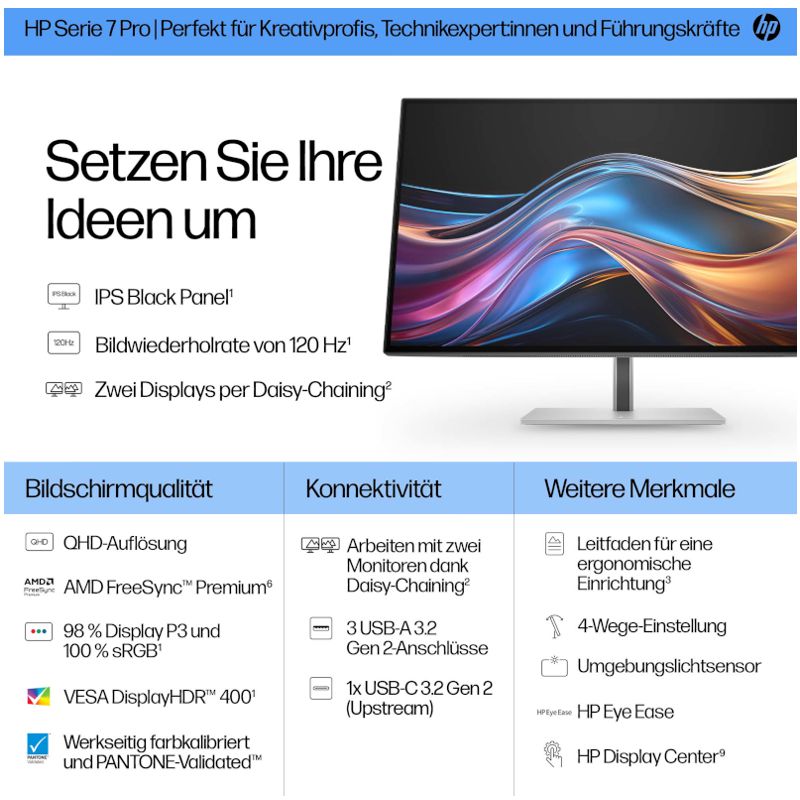 HP Series 7 Pro 727pq QHD Monitor – Bild 7