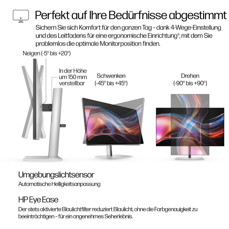 HP Series 7 Pro 727pu QHD Monitor – Bild 6