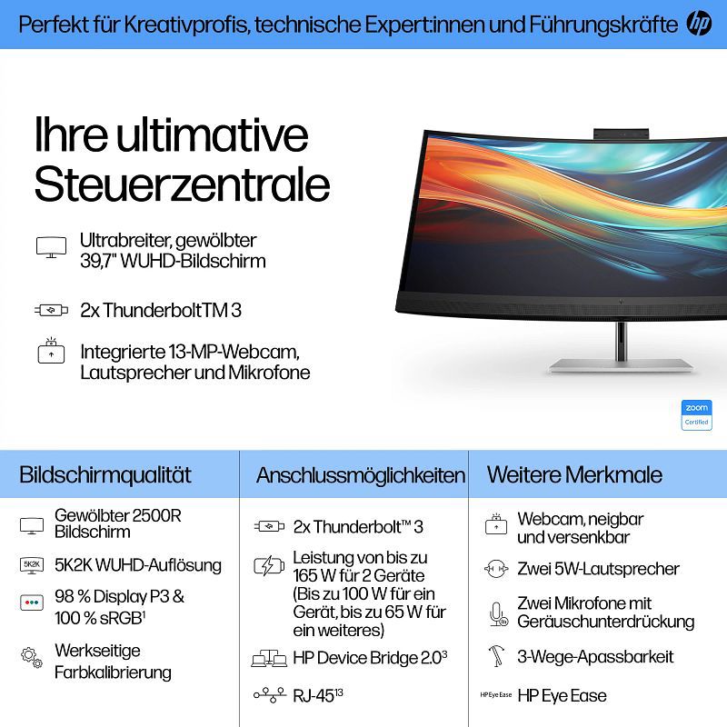 HP Series 7 Pro 740pm 5K2K Conferencing Monitor – Bild 8
